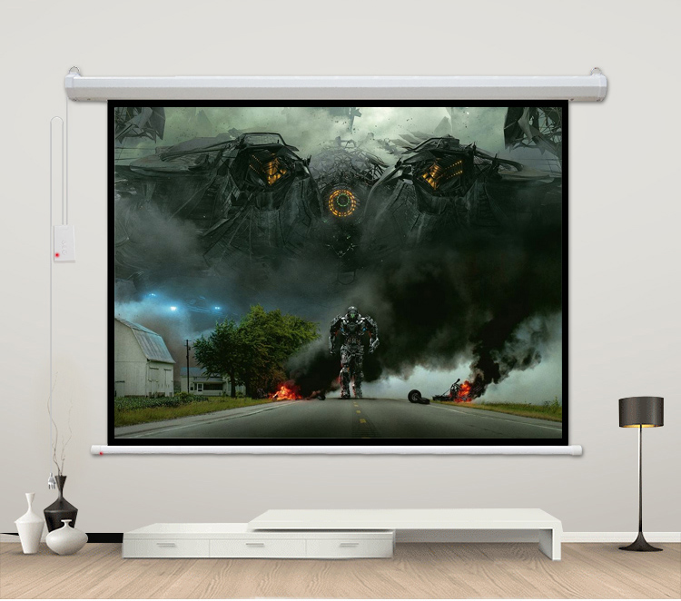 Electric Remote Projection Screens