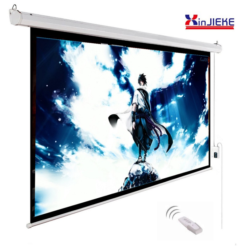 100inch 1:1 Motorized Projection Screen